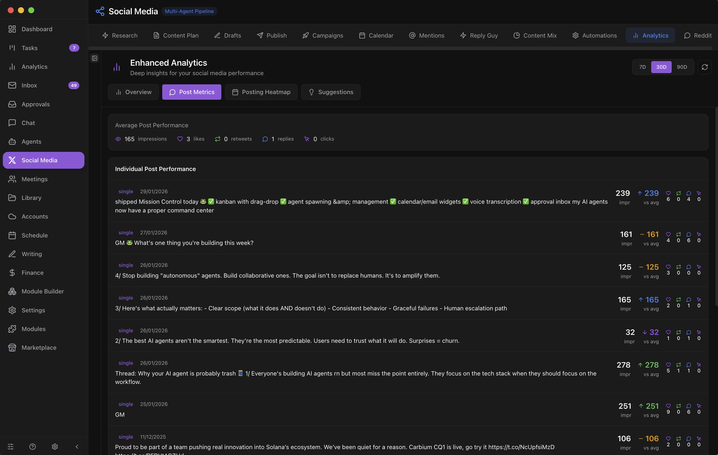 Real-time financial tracking